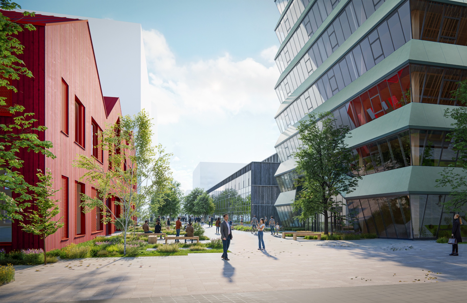 IPAI Campus – Promenade, ©IPAI/MVRDV